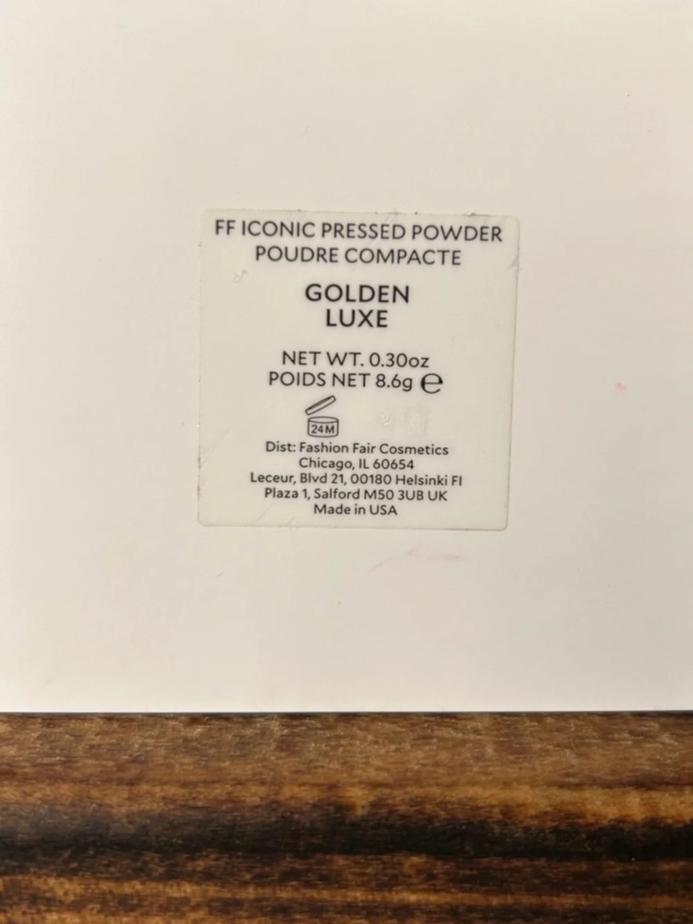 Pressed Setting Powder — Golden Luxe Matte Finish